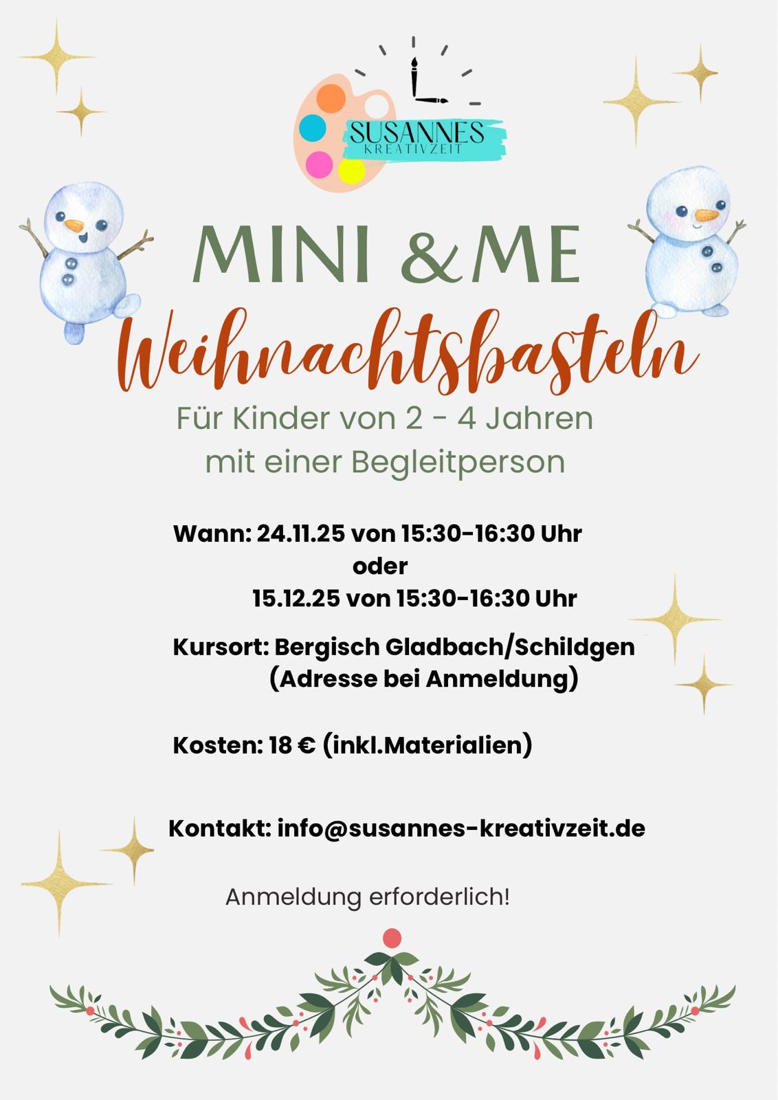 MINI & ME Weihnachtsbasteln