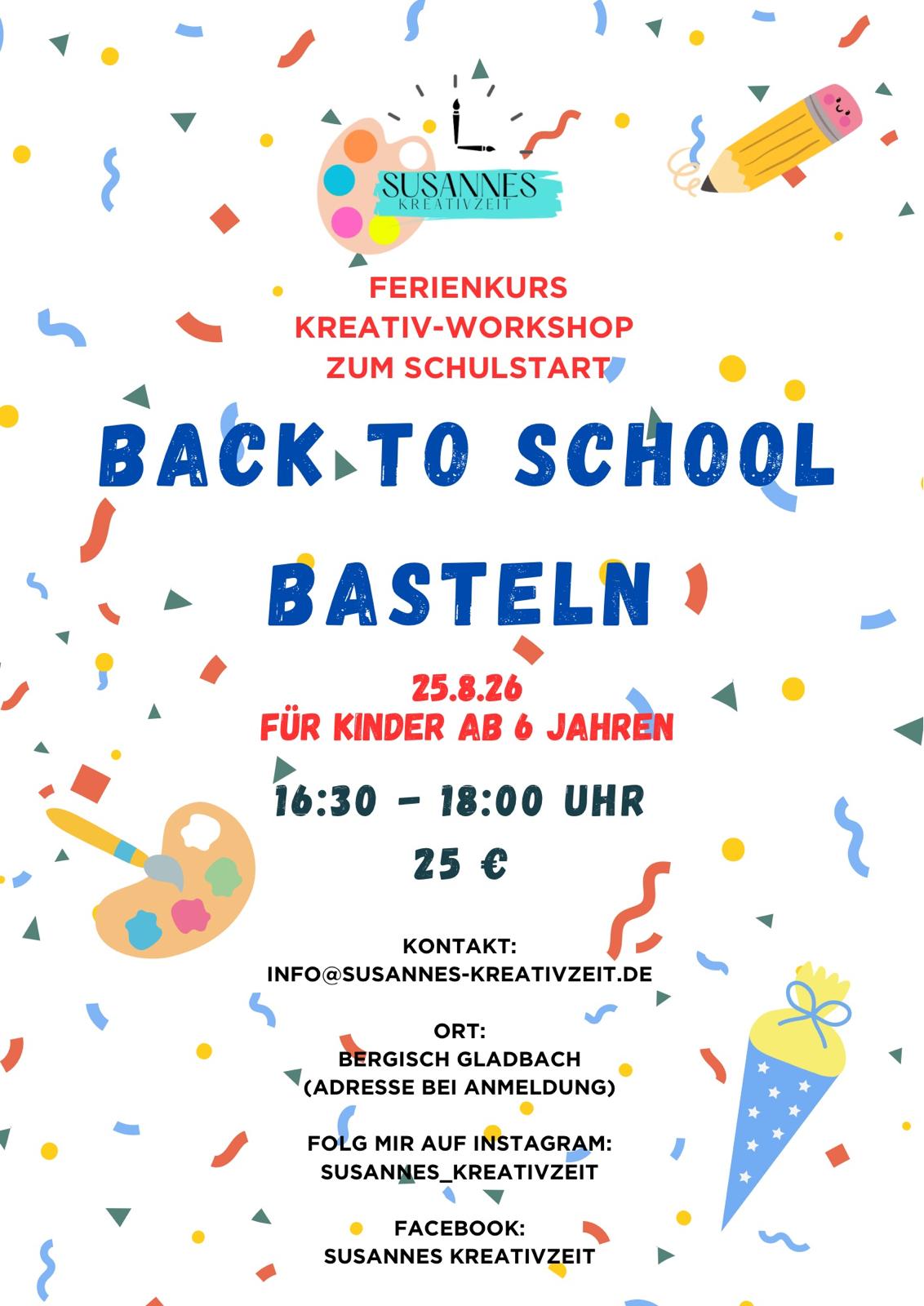 Back To School Basteln