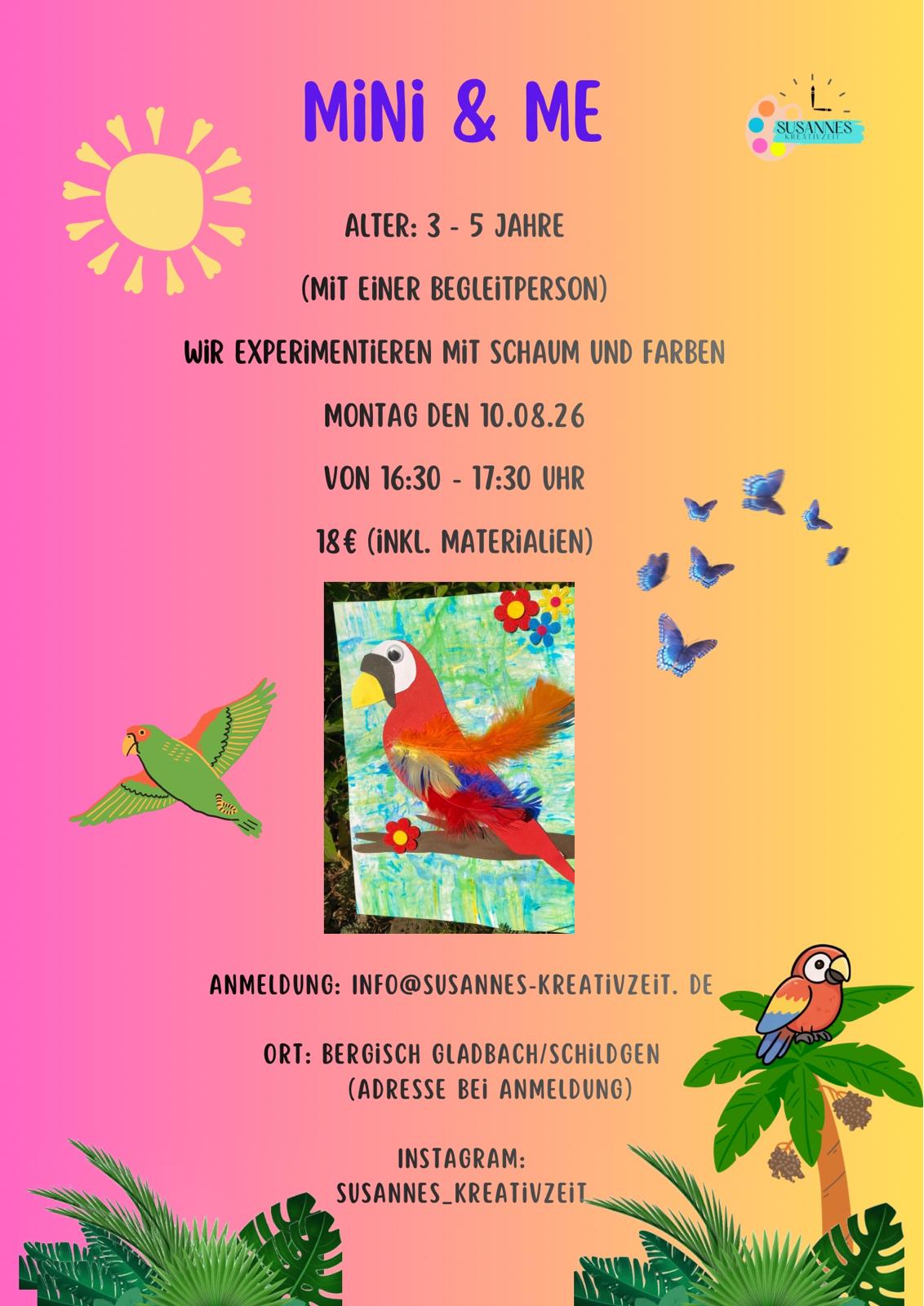 MiNi & ME – WiR EXPERiMENTiEREN MiT SCHAUM UND FARBEN