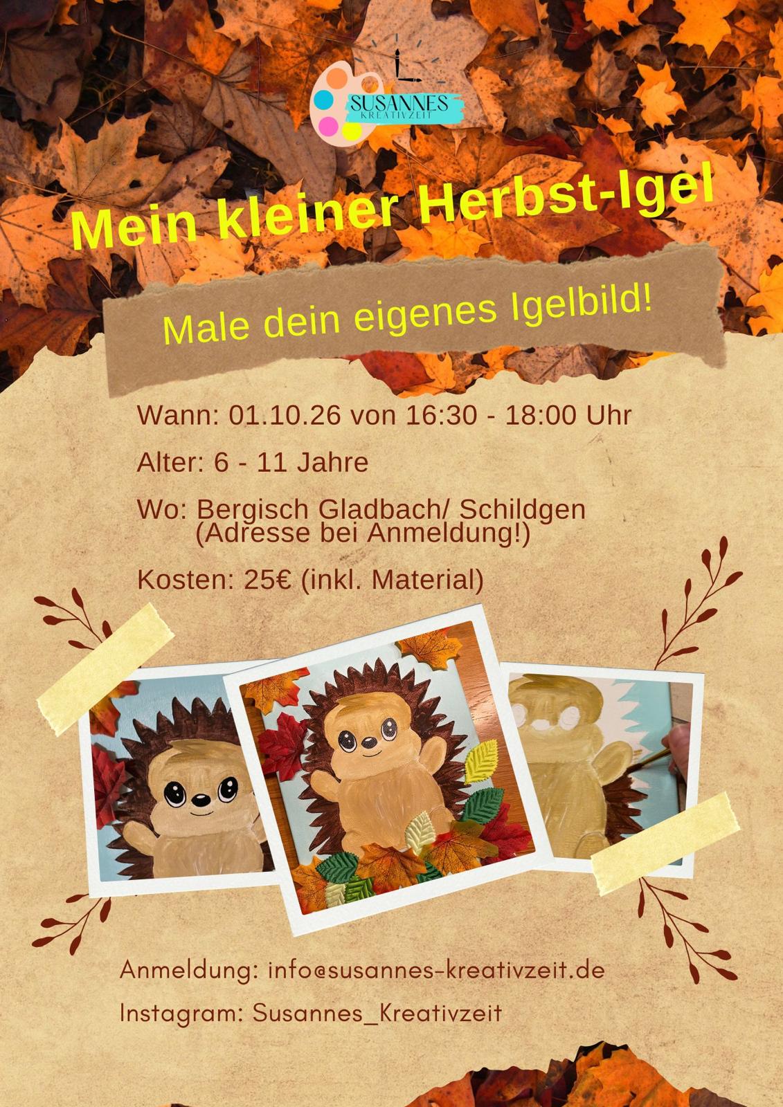 Mein kleiner Herbst-Igel